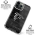 NFL Atlanta Falcons Black & White iPhone 16 Pro Clear Case